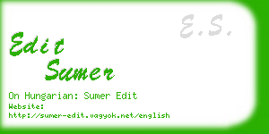edit sumer business card